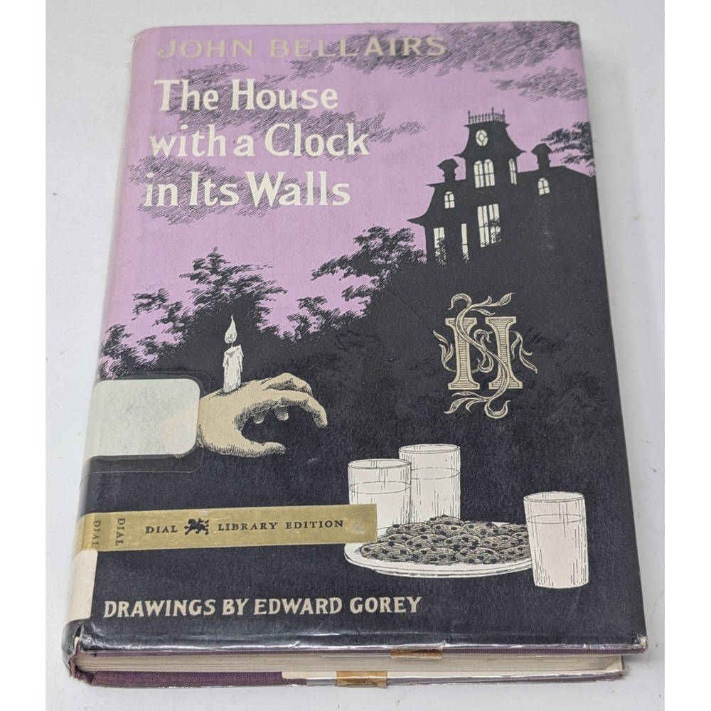 The House with a Clock in‎ Its Walls 1st Ediiton Hardcover 1974 Bellairs Gorey